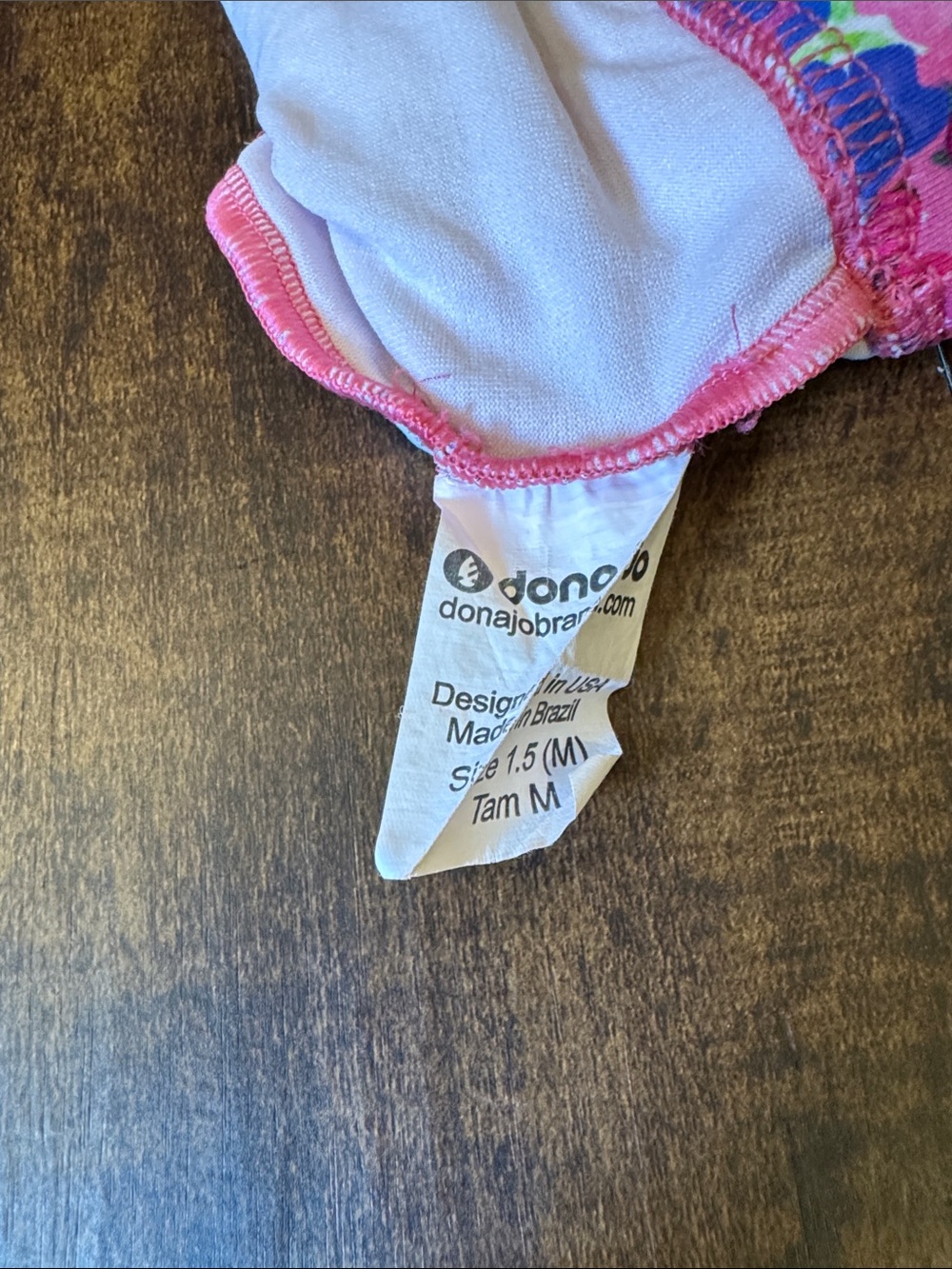 Dona Jo Floral Activewear Set - Skorts & Sports Bra - Picture 4 of 5